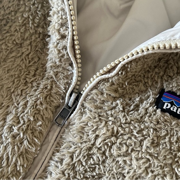 PATAGONIA Los Gatos Sherpa Fleece Vest | Women’s, Beige/Tan, XS | Like New! - Picture 9 of 11